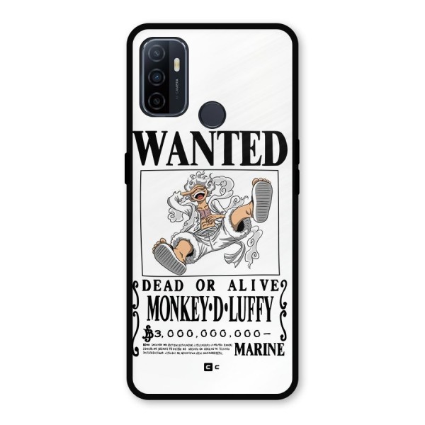 Munkey D Luffy Wanted  Metal Back Case for Oppo A53