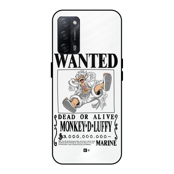 Munkey D Luffy Wanted  Metal Back Case for Oppo A53s 5G