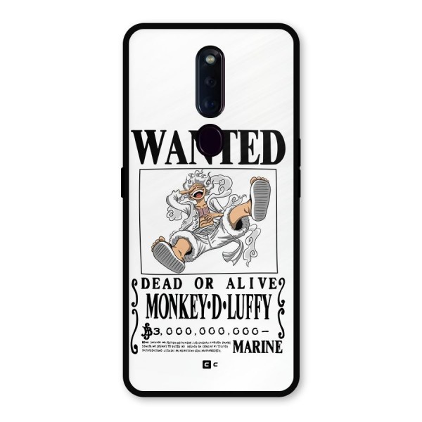 Munkey D Luffy Wanted  Metal Back Case for Oppo F11 Pro