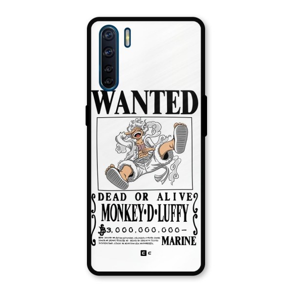 Munkey D Luffy Wanted  Metal Back Case for Oppo F15