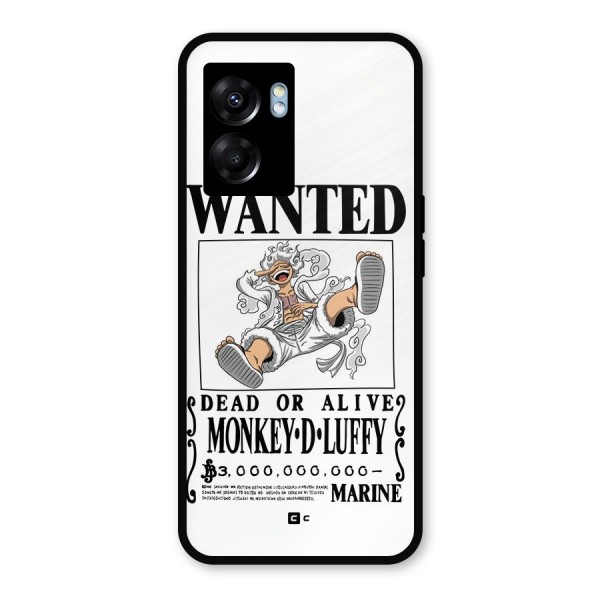 Munkey D Luffy Wanted  Metal Back Case for Oppo K10 (5G)