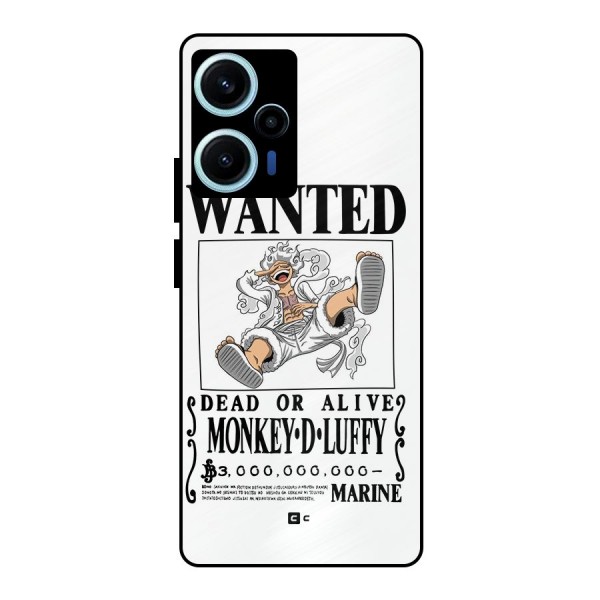 Munkey D Luffy Wanted  Metal Back Case for Poco F5