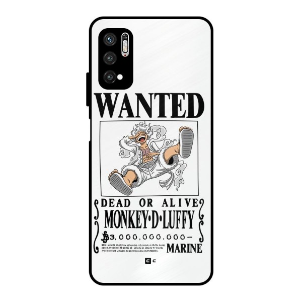 Munkey D Luffy Wanted  Metal Back Case for Poco M3 Pro 5G