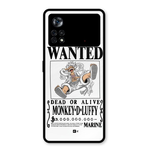 Munkey D Luffy Wanted  Metal Back Case for Poco X4 Pro 5G