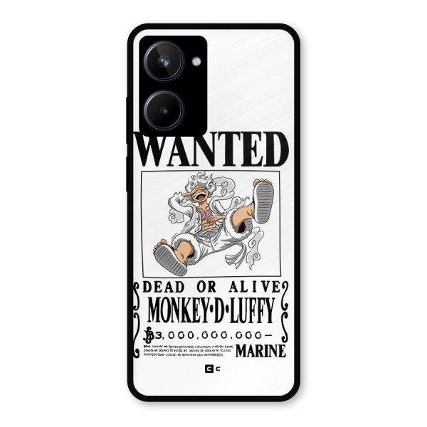 Munkey D Luffy Wanted  Metal Back Case for Realme 10