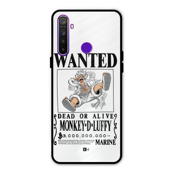 Munkey D Luffy Wanted  Metal Back Case for Realme 5