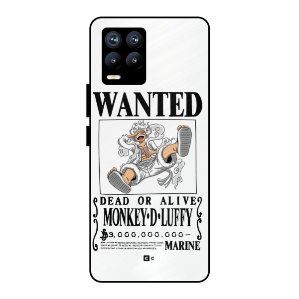 Munkey D Luffy Wanted  Metal Back Case for Realme 8
