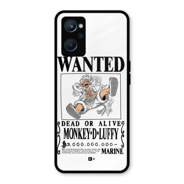 Munkey D Luffy Wanted  Metal Back Case for Realme 9i