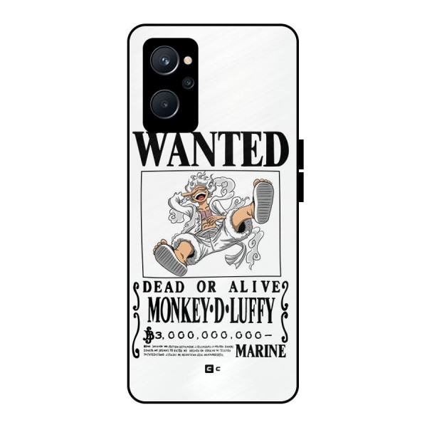 Munkey D Luffy Wanted  Metal Back Case for Realme 9i 5G