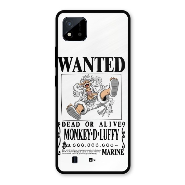 Munkey D Luffy Wanted  Metal Back Case for Realme C11 2021