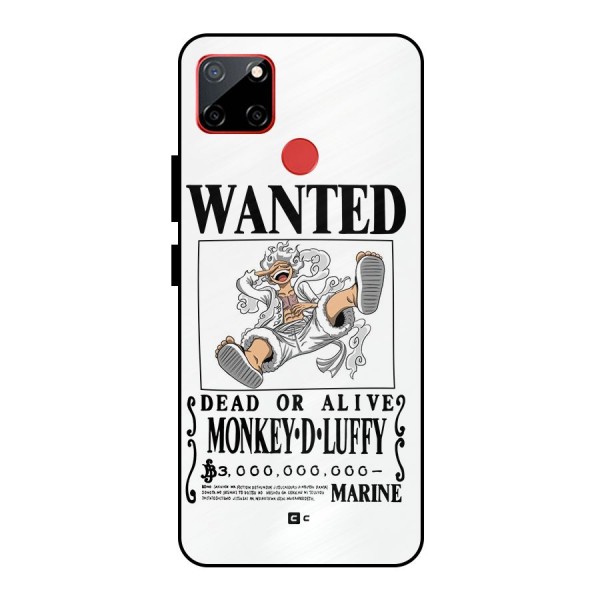 Munkey D Luffy Wanted  Metal Back Case for Realme C12