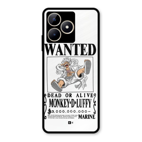Munkey D Luffy Wanted  Metal Back Case for Realme C53