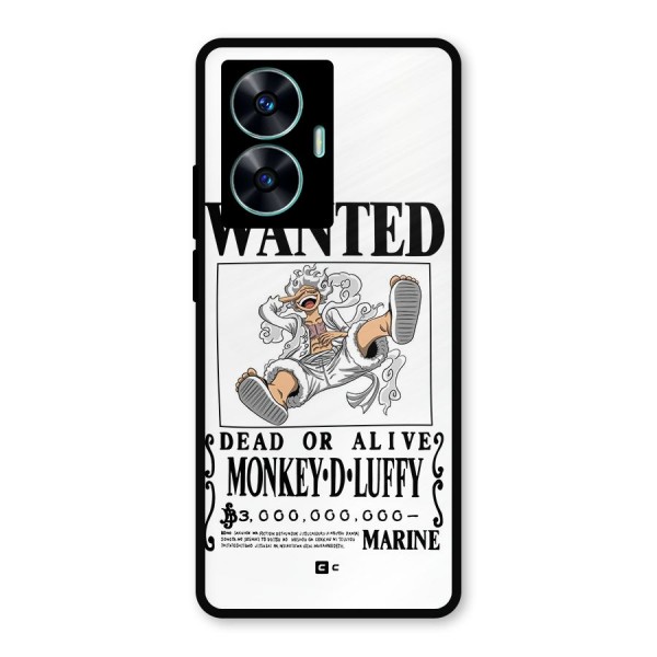 Munkey D Luffy Wanted  Metal Back Case for Realme C55