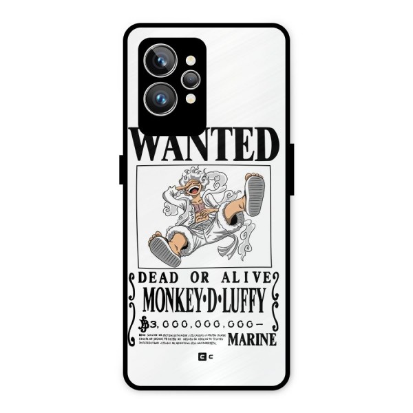 Munkey D Luffy Wanted  Metal Back Case for Realme GT2 Pro