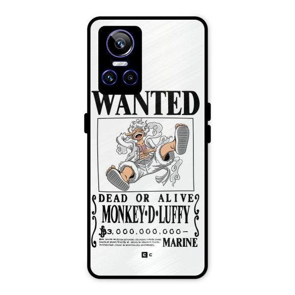 Munkey D Luffy Wanted  Metal Back Case for Realme GT Neo 3