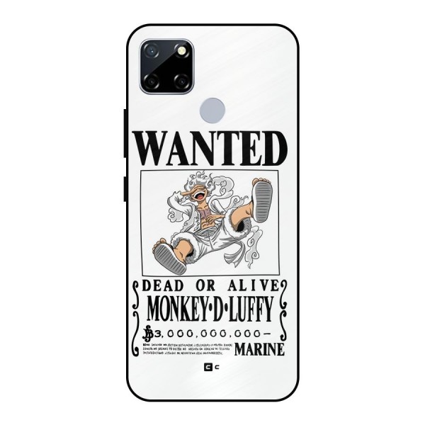 Munkey D Luffy Wanted  Metal Back Case for Realme Narzo 20