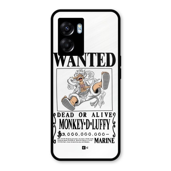 Munkey D Luffy Wanted  Metal Back Case for Realme Narzo 50 5G