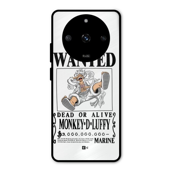 Munkey D Luffy Wanted  Metal Back Case for Realme Narzo 60 5G