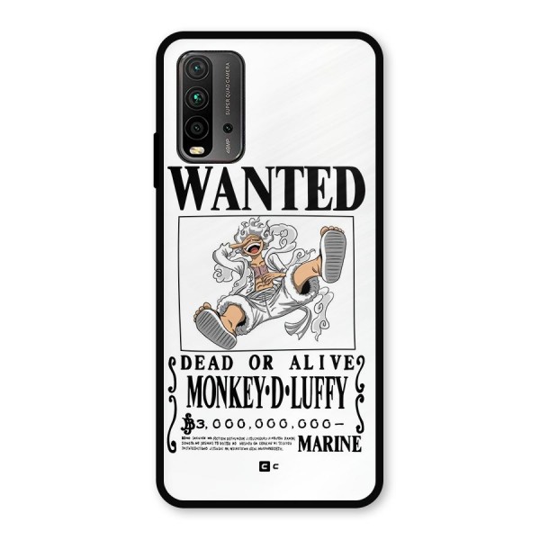 Munkey D Luffy Wanted  Metal Back Case for Redmi 9 Power