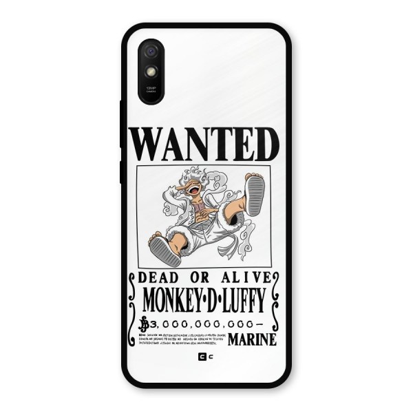 Munkey D Luffy Wanted  Metal Back Case for Redmi 9i