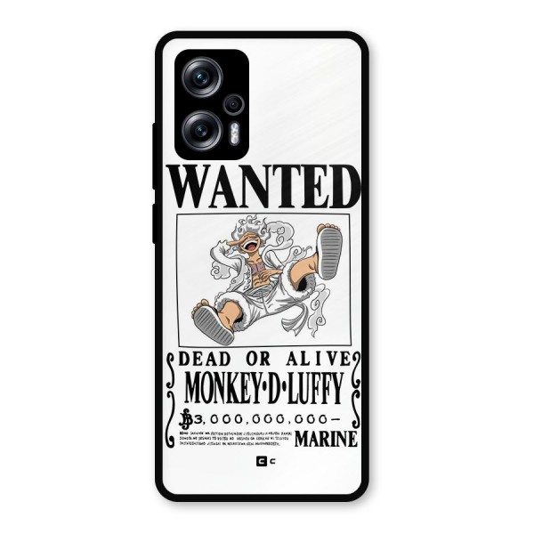 Munkey D Luffy Wanted  Metal Back Case for Redmi K50i