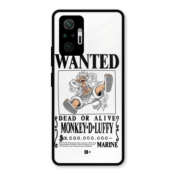 Munkey D Luffy Wanted  Metal Back Case for Redmi Note 10 Pro