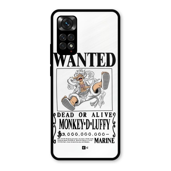 Munkey D Luffy Wanted  Metal Back Case for Redmi Note 11