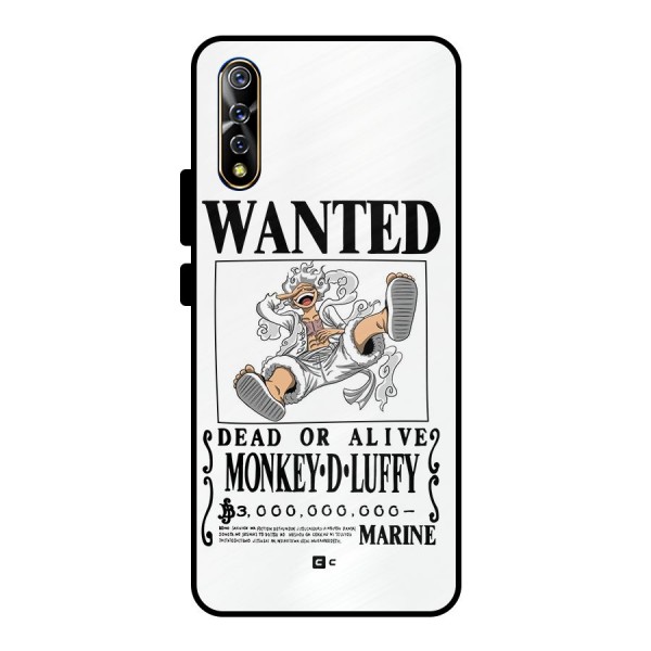 Munkey D Luffy Wanted  Metal Back Case for Vivo S1