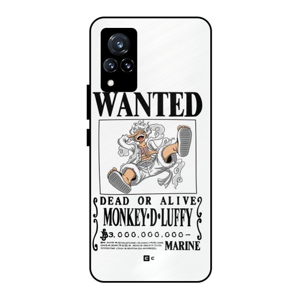 Munkey D Luffy Wanted  Metal Back Case for Vivo V21 5G