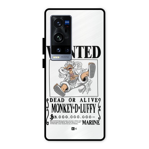 Munkey D Luffy Wanted  Metal Back Case for Vivo X60 Pro Plus