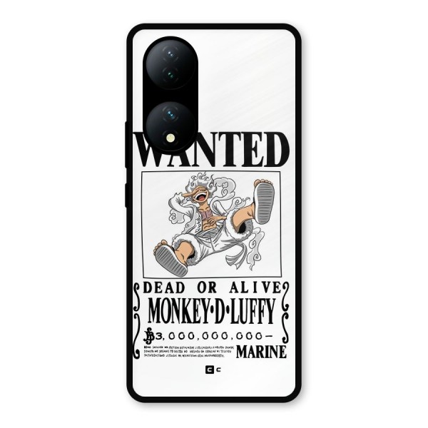 Munkey D Luffy Wanted  Metal Back Case for Vivo Y100a
