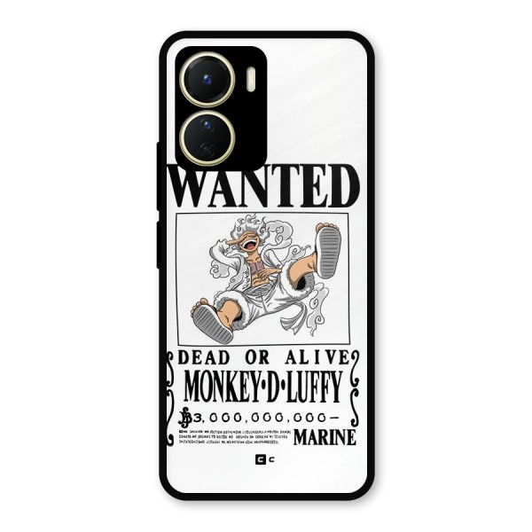 Munkey D Luffy Wanted  Metal Back Case for Vivo Y16