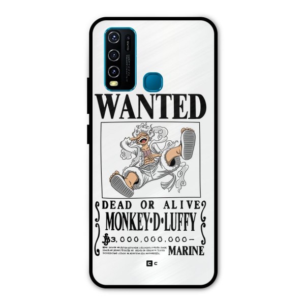 Munkey D Luffy Wanted  Metal Back Case for Vivo Y30