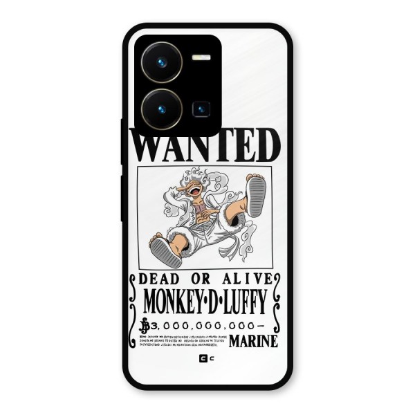 Munkey D Luffy Wanted  Metal Back Case for Vivo Y35