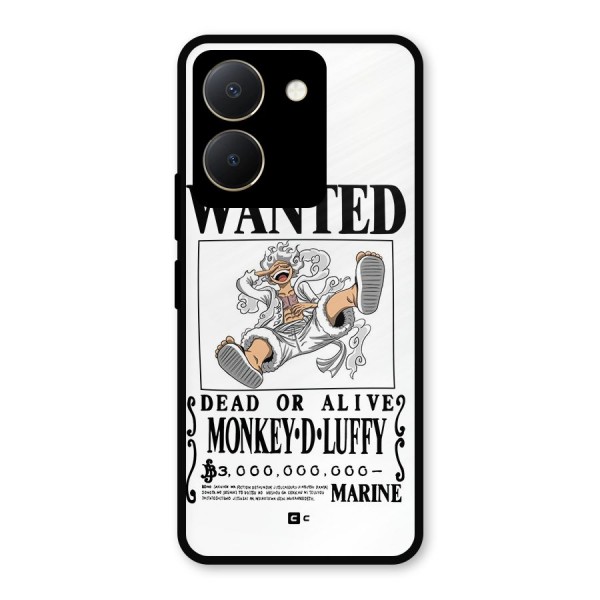 Munkey D Luffy Wanted  Metal Back Case for Vivo Y36