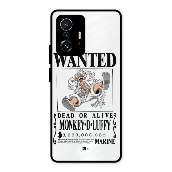 Munkey D Luffy Wanted  Metal Back Case for Xiaomi 11T Pro