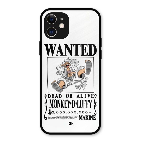 Munkey D Luffy Wanted  Metal Back Case for iPhone 12