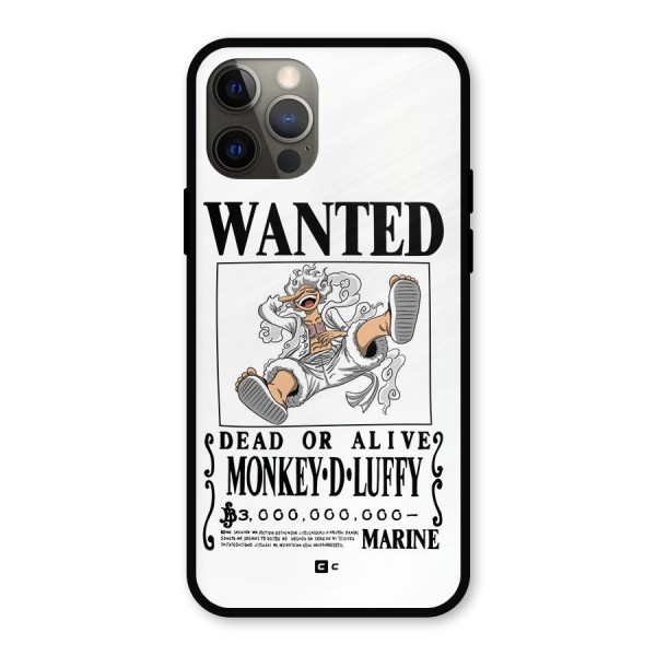 Munkey D Luffy Wanted  Metal Back Case for iPhone 12 Pro