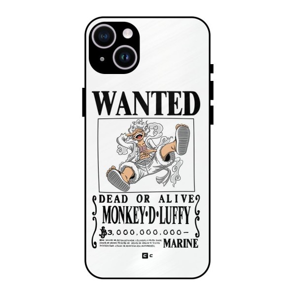Munkey D Luffy Wanted  Metal Back Case for iPhone 14 Plus