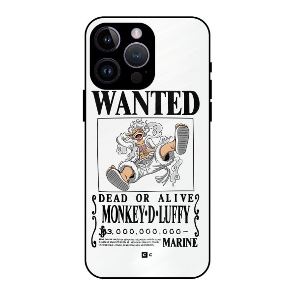 Munkey D Luffy Wanted  Metal Back Case for iPhone 14 Pro Max