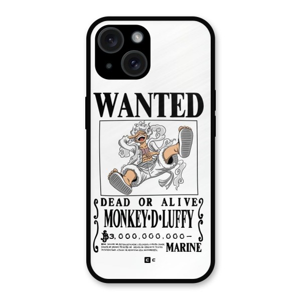 Munkey D Luffy Wanted  Metal Back Case for iPhone 15