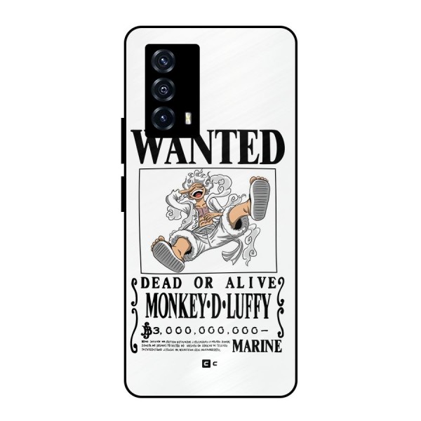 Munkey D Luffy Wanted  Metal Back Case for iQOO Z5