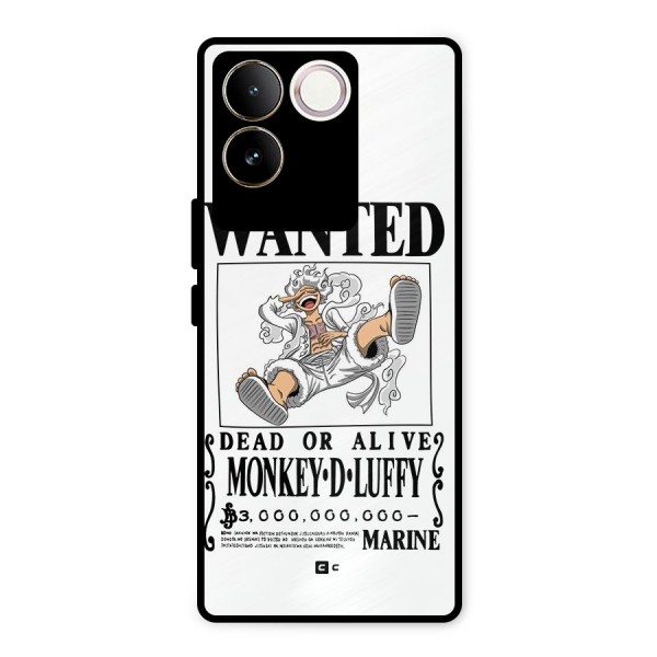 Munkey D Luffy Wanted  Metal Back Case for iQOO Z7 Pro