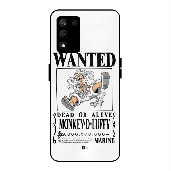 Munkey D Luffy Wanted  Metal Back Case for realme 9 5G SE
