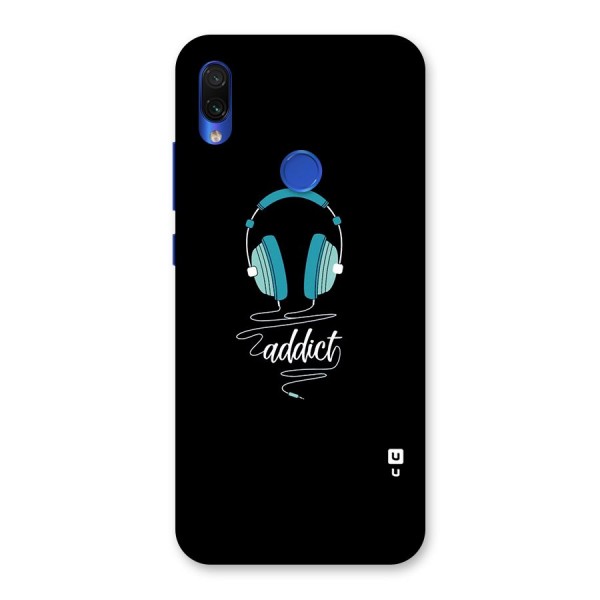 Music Addict Back Case for Redmi Note 7S