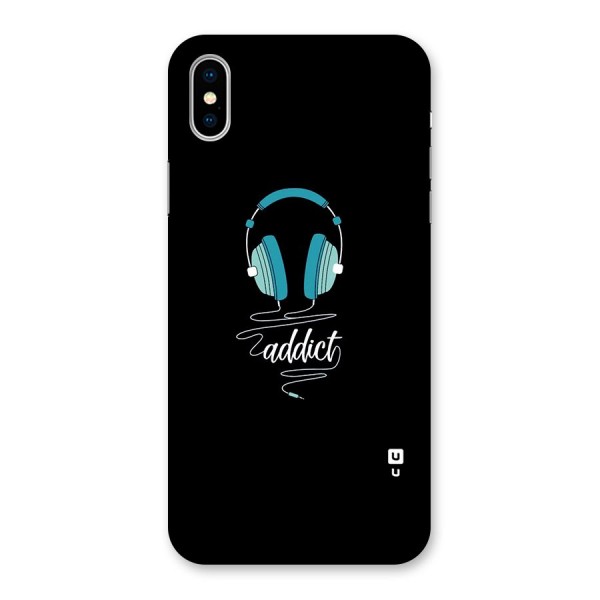 Music Addict Back Case for iPhone X