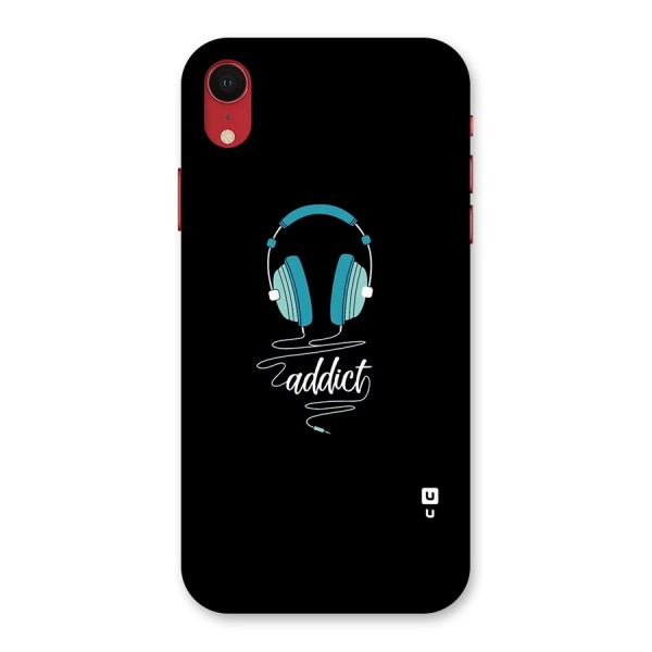 Music Addict Back Case for iPhone XR