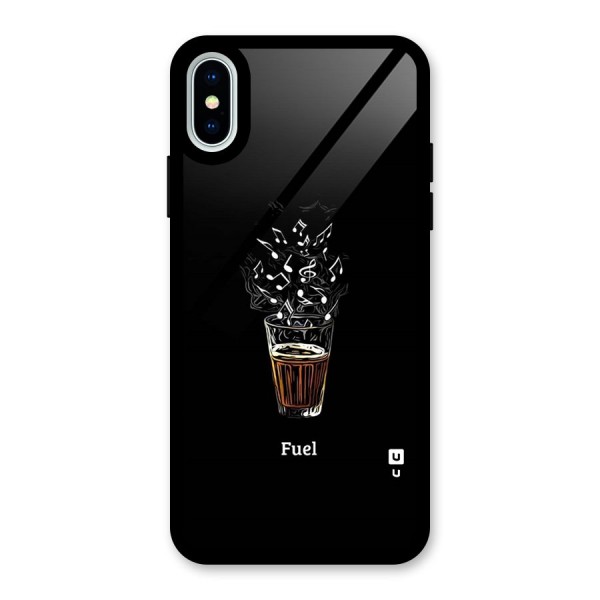 Music Chai My Fuel Glass Back Case for iPhone XS