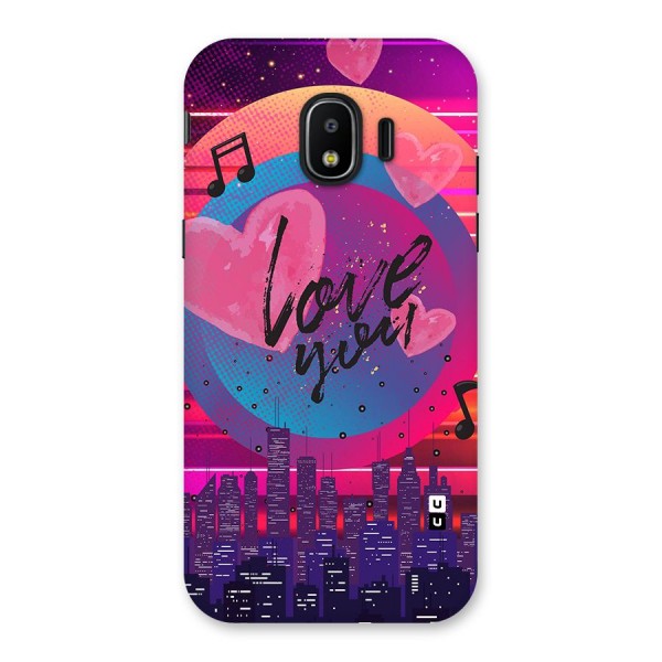 Music City Love Back Case for Galaxy J2 Pro 2018