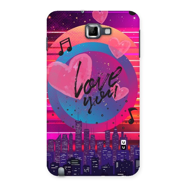 Music City Love Back Case for Galaxy Note